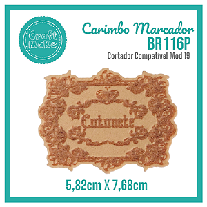 Carimbo Marcador BR116P - Cotonete Provençal