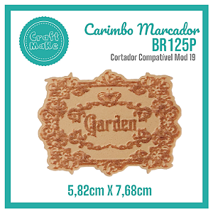 Carimbo Marcador BR125P - Garden Provençal