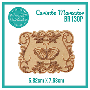 Carimbo Marcador BR130P - Borboleta