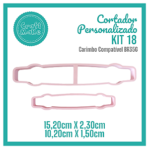 Cortador Personalizado Kit 18 - Alça Argola