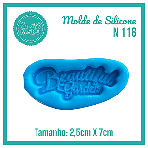 Molde de Silicone 118 - Beautiful Garden