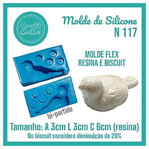 Molde de Silicone 117 - Passarinho Lili