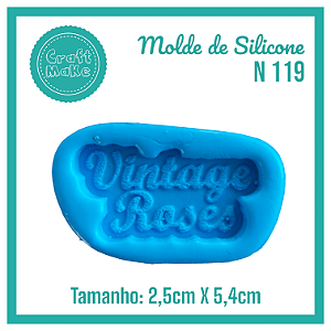 Molde de Silicone 119 - Vintage Roses