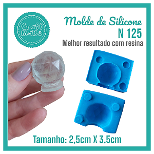 Molde de Silicone 125 - Puxador Jade