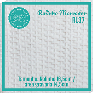 RL37 Rolinho Marcador Trama Cesta