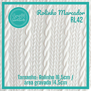 RL42 Rolinho Marcador Trama Dupla