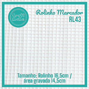 RL43 Rolinho Marcador Wafle P