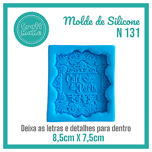 Molde de Silicone 131 - Café de Paris