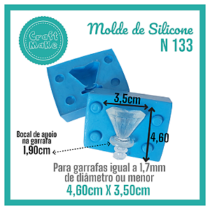 Molde de Silicone 133 - Rolha Rubi