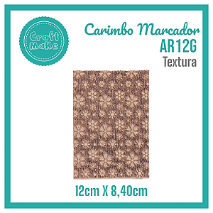 Carimbo Marcador AR12G Textura/Estampa Flocos de Neve