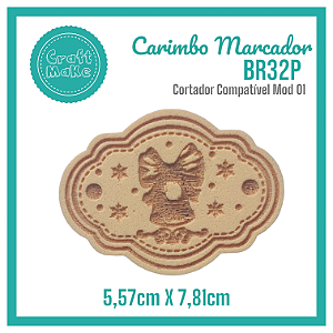 Carimbo Marcador BR32P Natal Sino Rótulo