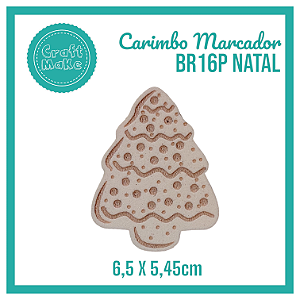 Carimbo Marcador BR16P Natal - Árvore