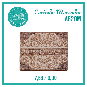 Carimbo Marcador AR20M Natal - Merry Christmas