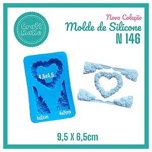 Molde de Silicone 146 - Guirlanda Rosas