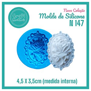 Molde de Silicone 147 - Camafeu Rosa