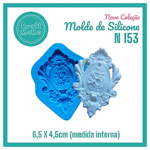 Molde de Silicone 153 - Camafeu Vaso