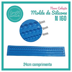 Molde de Silicone 160 - Cordões Pérolas G