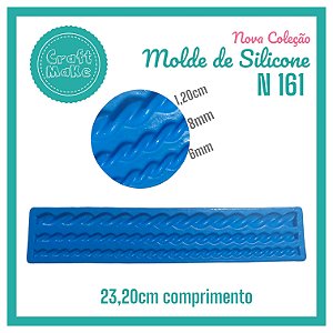 Molde de Silicone 161 - Cordão Trançado G