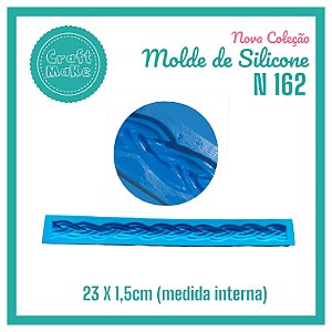 Molde de Silicone 162 - Trança Única