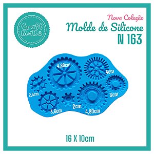 Molde de Silicone 163 - Engrenagens