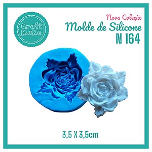 Molde de Silicone 164 - Rosa Pétalas P