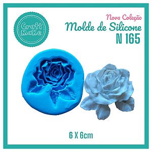 Molde de Silicone 165 - Rosa Pétalas G