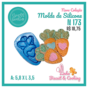 Molde de Silicone 173 - Cenoura