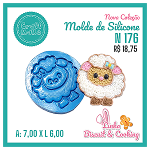 Molde de Silicone 176 - Ovelha Menina