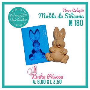 Molde de Silicone 180 - Coelho Vintage
