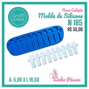 Molde de Silicone 185 - Cerca Reta