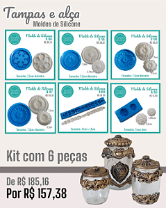 Kit Tampas para Biscuit / Puxador e Alça