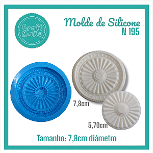 Molde de Silicone 195 - Tampa Carrossel