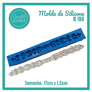 Molde de Silicone 198 - Alça / Barrado