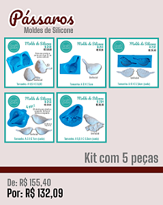 Kit Pássaros - Coleção 2024 - 5 itens