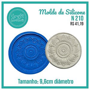 Molde de Silicone 210 - Tampa M Adamascado