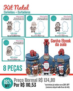 Kit Natal - Cortadores e Carimbos