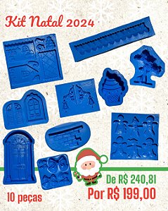 Kit Natal 2024 - Moldes de Silicone
