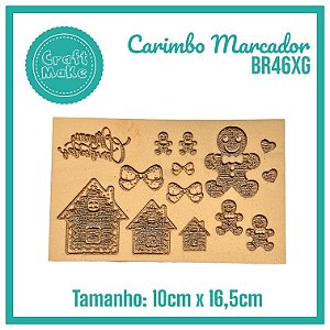 Carimbo Marcador BR46XG - Ginger (Natal Funcional)