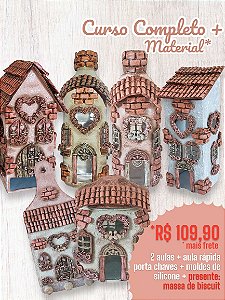 Kit Casinhas Completo - Moldes + Aulas