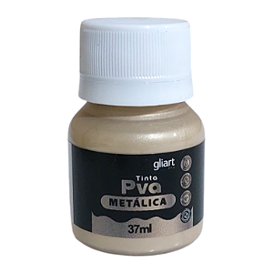 Tinta PVA Metálica 37ml - Gold Champagne