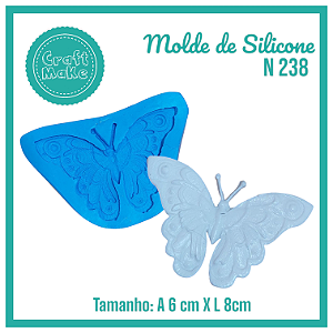 Molde de Silicone 238 - Borboleta Angel