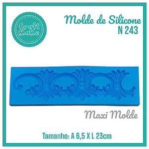 Molde de Silicone 243 - Maxi Molde Versailles Arabesco