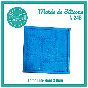 Molde de Silicone 248 - Chapinhas de Metal