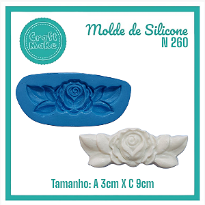 Molde de Silicone 260 - Flor Bauer