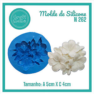 Molde de Silicone 262 -  Flor Arranjo
