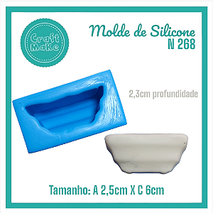 Molde de Silicone 268 - Vaso jardineira