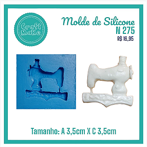 Molde de Silicone 275 - Maquininha de Costura P
