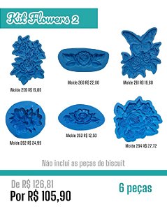 Kit Flowers 2 - 2025 (6 itens)