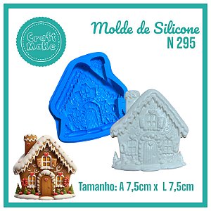 Molde de Silicone 295 - Casinha Nórdica Sweet (Natal)