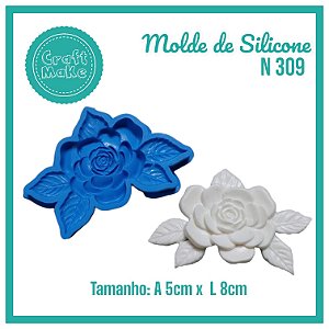 Molde de Silicone 309 - Rosa Primavera